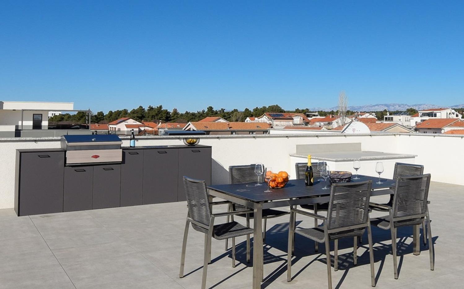 Fux Luxury Rooftop Terrace Jacuzzi & Bbq 扎达尔 外观 照片